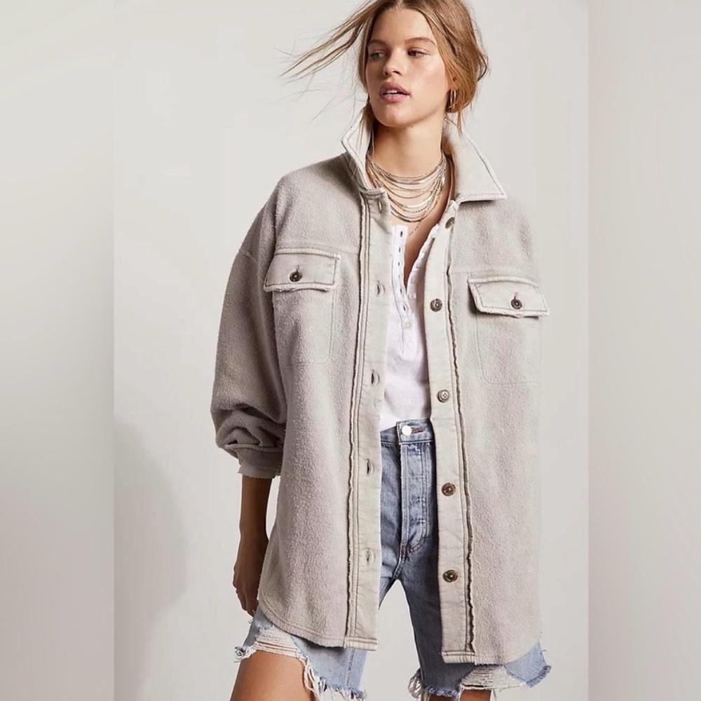 Free People Ruby Button-Up Jacket - image 1